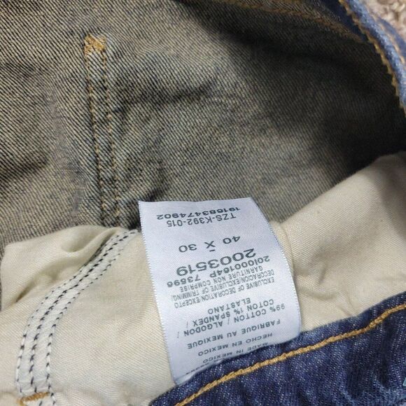 Lee Jeans Men’s 40x30 Legendary Slim Straight Dark Wash Denim - Picture 2 of 9